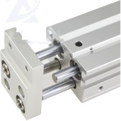 Pneimatiskais lukturis, dubults darbojošs pneimatiskais satvērējs -Weit -Luftgreifer -Parallelzylinder MHL2-10D 16 20 25 25 32 40d1 D2 Aluminiumklemmen für automatische Ausrüstung (Krāsa : MHL2-40, izmērs