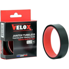 Velox Jantex bezcauruļu loka lente, melna, 23 mm x 10 m