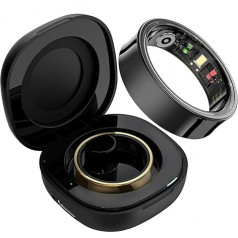 findtime Smart Ring Smart gredzeni Smart gredzeni vīriešiem Sievietes IP68 ūdensizturīgs fitnesa gredzens Pedometer Kalorijas Miega izsekošanas viedgalds Android iOS Fizioloģiskais atgādinājums Sirdsdarbības aktivitātes izsekošanas līdzeklis
