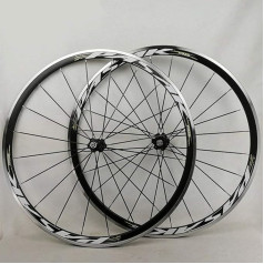 Riteņbraukšanas riteņu diski 700C Rim Super viegls ceļa velosipēdu riteņu komplekts Velosipēdu riteņu C / V bremzes 7-11 ātrumu kasetes gājieni Sealed Bearing 6T QR 1650g