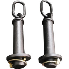 XUEYEGONGJI Squat Rack stiprinājumi elastīgajai lentai, sakausējuma tērauda statņu stiprinājumi fitnesa aprīkojumam, Power Rack