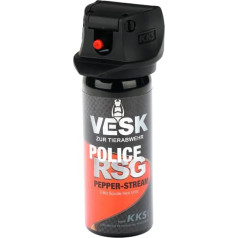 RSG policijas piparu aerosols 10% OC Jet 50 ml blistera kārbiņa