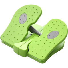 Hajimia Mini Stepper Mini Stepper zem galda apmācības kāju pedāļa Salokāms fitnesa kāpnes Stepper Green