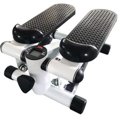 Stepperis ar rokturi, Stepper, fitnesa, mājas, LCD displejs, regulējama pretestība, treniņš, gurni, kājas, jostasvietas, mājas, tērauds, profesionāls daudzfunkcionāls rīks mājai