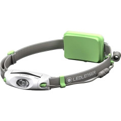 LED Lenser neo6r lukturītis ar lukturīti, zaļš, pelēks, balts, polikarbonāts, 1 m, pogas, 1 m)