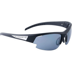 SWISSEYE Gardosa Re+ S sporta brilles (100% UVA, UVB un UVC aizsardzība, regulējama deguna zona un gumijoti templīšu gali, materiāls TR90, nesadalās, iekļauts futrālis), tumši zils matēts/turkīza krāsā