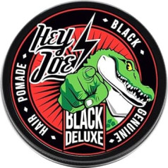 HEY JOE! Genuine Hair Pomade Men's Black Deluxe 100 ml | Hair Pomade Men Black baltiem matiem vai kā krāsas pastiprinātājs melniem matiem - Profesionāli matu ieveidošanas līdzekļi