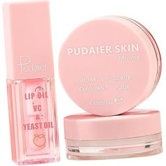 1 komplekts Lūpu masku komplekts Barojošs lūpu kopšanas komplekts Lūpu balzams spīdums Lūpu balzams ādas kopšanai Lūpu spilventiņi Make Up FRCOLOR