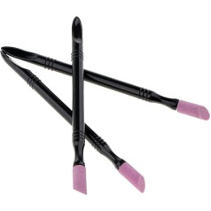 Homyl 3 gab Cuticle Pen Cuticle Pusher/Cuticle Pusher ar kvarca akmens nagu mākslas apdares nagu mākslas instrumenti