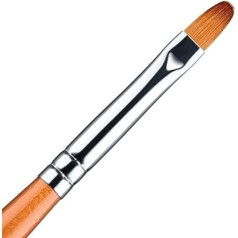 Cupio Kolinsky Gel Brush Oval R6, Gel Brush, Oval Brush, Cat Tongue, Cat Tongue Brush, Nail Art Design Brush