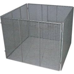 TrendLine Metāla kompostētājs 100 x 100 x 80 cm Dārza kompostētājs, keramzīta materiāls
