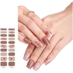 Professionelle Gel Nagelstreifen Komplette Wraps Für Mädchen Keine Wartezeit Keine Nagelschäden LED Lampe Erforderlich Nageldekoration