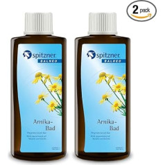 Spitzner Arnikas veselības vanna (2 x 190 ml) - veselību veicinoša vannas piedeva ar arnikas ekstraktu | Reģenerējoša un nomierinoša iedarbība