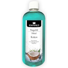 KM-Nails nagu eļļa Kokosriekstu super aromāts un kopšana 500 ml