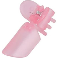Cyprustech - 10x rozā manikīra pirkstu nagu mākslas dizains Tips Cover Polish Shield Protector Clip - Japāna Jauns Hot