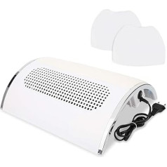 Yakimz nagu putekļsūcējs ar 3 ventilatoriem un 2 putekļu sūcējiem, nagu putekļsūcējs nagu salonam/personīgajam manikīram