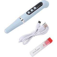 Nagu urbjmašīna UV nagu lampai 2 in 1, profesionāla E Filer nagu studija, USB uzlādējama, daudzfunkcionāla rokas lineārā gaisma, pārnēsājama nagu lampas urbjmašīna mājas nagu studijai (ZILA)