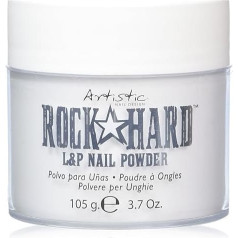 Artistic Colour Gloss Nail Gel Polish Rock Hard L&P Nail Powder, VIP Soft White 3,7 oz