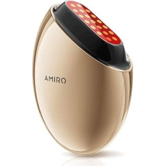 AMIRO S1 radiofrekvences sejas ierīce - EMS, RF, 2 režīmi un 3 līmeņu mikrostrāvas ierīce lietošanai mājās, grumbu likvidēšanai, pretnovecošanās, ādas savilkšanas ierīce, zelta krāsā