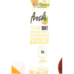 SALERM Curly Booster Yellow Shot - Atjaunojošs līdzeklis cirtainām cirtām Yellow Shot - 300 ml - Biokera Fresh - Izteiktas cirtas - Dziļi mitrina matus - Dabīga matu fiksācija - Nesatur sulfātus un parabēnus - Vegāns
