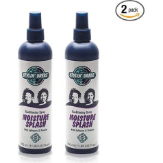 Stylin' Dredz Moisture Splash Kondicionieris pīnes un pīnes mitrinošs sprejs - 350ml (2 gabali)