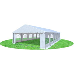 STABILEZELTE Giant Pro svinību telts 6 x 12 m PVC 550/g² ar logu