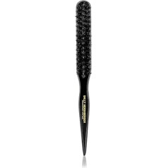 Sally Hershberger Teasing Brush - Salonā pārbaudīts augstākās kvalitātes līdzeklis teasinga, ķemmēšanas, slīpēšanas un malu regulēšanas funkciju veikšanai - ar diviem galiem, slotiņu suku un šķēlējlenti - bieziem un smalkiem matiem - 