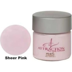 NSI Attraction Acrylic Nail Powder acu ēnas - Sheer Pink