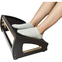 Strongtek Darba koka balsts zem galda, 3 regulējami augstumi, ergonomisks, neslīdošs, veicina stāju un asinsriti, līdz 181 kg