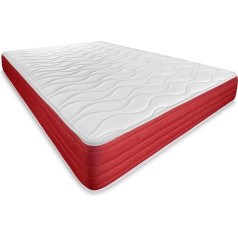 Duérmete Online Lite viskoelastiskais matracis Reversible Ciets un ērts Ziema Vasara Balta Augstums 23 cm 140 x 190 cm