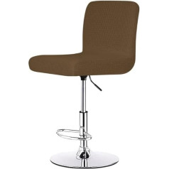 ZZDZW Stretch Bar Stool Cover, bāra krēslu pārvalki, komplekts no 2, 4 vai 6, biroja krēsla ar augstu atzveltni, kukurūzas graudu samts universālajam Boss grozāmajam krēslam, ēdamistabai, kāzām, ballītei, viesnīcai, banketam