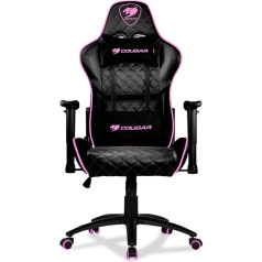 COUGAR Gaming Armor ONE Eva spēļu krēsls mākslīgās ādas melns/rozā vidējs
