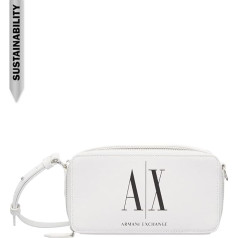 Armani Exchange Sieviešu Icon, ilgtspējīgs, Zip Around fotokameras futrālis