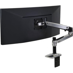 Ergotron LX LCD rokas stiprinājums uz galda - melns/sudrabs