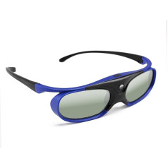 3D brilles, ONEVER uzlādējamas 3D aktīvās slēdža brilles visiem DLP Link 3D projektoriem, uzlādējamas 3D brilles, saderīgas ar Acer ViewSonic BenQ Optoma Viewsonic DLP projektoru
