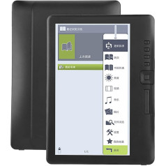 Yctze Ebook Reader Device Bk7019 Portatīvais 7 collu e-grāmatu lasītājs Krāsains ekrāns Porti TF karte 8G atmiņas e-grāmatu lasītājs (8G atmiņa)