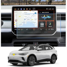 CDEFG Saderīgs ar VW Golf 8.5/Tiguan 3/Passat B9/ID.4/ID.5/Cupra Formentor Born Leon 2025 2024 Navigācijas ekrāna aizsargplēve 6H Izturīgs pret skrāpējumiem 12,9 collu GPS ekrāna aizsargplēve Navigācijas plēve