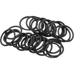 10 Stück NBR-O-Ring-Dichtung, Dicke CS, 2 mm Außendurchmesser, 5-150 mm, Nitrilkautschuk, rund, O-Typ, korrosionsbeständig, ölbeständig, Dichtungsscheibe, Schwarz(OD 11mm ID 7mm)