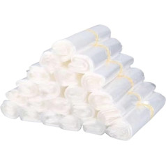 TSALON POF saraušanās plēve, caurspīdīga, iepakojums, uzglabāšana, kastītei, apaviem, dāvanām, plastmasas, poli caurspīdīga plomba, putekļu necaurlaidīgi maisiņi (krāsa : 100 gab., 43x60 cm)