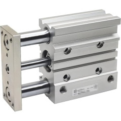 Pneimatiskais pneimatiskais cilindrs, 16-20z Compact Guide Cylinder Thin trīs asu pneimatiskais cilindrs ar guide rod Bore 12 16mm Stroke 10-150mm MGPL12 16. automātiskajām iekārtām (krāsa : 50mm St