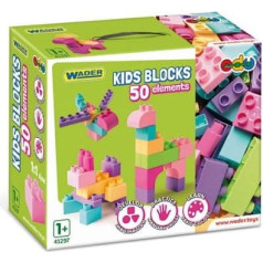 Bloki 50 gab bērnu bloki rozā