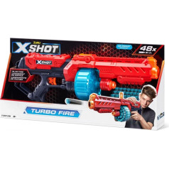 Zuru X-Shot Turbo uguns palaišanas ierīce (48 bultas), oranža