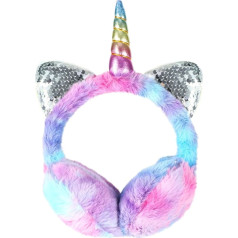 BTHRORO Vienradzis Ziemas ausu aizsargi Bērni Cute Plush Soft Ear Warmers Regulējami ausu uzlikas galvassegas Ziemas aksesuārs meitenēm Sievietēm Āra siltā ziema