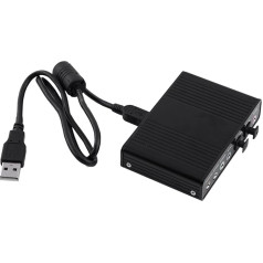 Goshyda ārējā USB skaņas karte, digitālā 6 kanālu skaņas karte, Surround optiskās SPDIF audio kartes izejas adapteris PC klēpjdatoram ar Windows
