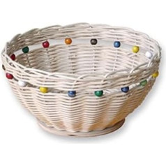 Zitas radošo darbiņu komplekts - grozs ar koka pērlītēm, pīts, pīts komplekts, pīts niedres, pīts materiāls, pīts komplekts, rotangpalmas, pīts komplekts