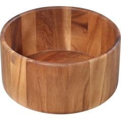 Zassenhaus salātu trauks Acacia Wood | Trauks izgatavots no augstas kvalitātes koka | Salātu pagatavošanai un pasniegšanai | Dekoratīvs trauks | Dabīgs koks | Diametrs 25 x 12,5 cm, Acacia