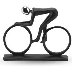 Velosipēda braucējs Ornaments Mākslas skulptūra Mājas dekorēšana Statue Sporta hobijs Skaitlis Ornaments Velosipēdu entuziasts Metāla skaitlis Mēbeļu dekorēšana mājas birojam