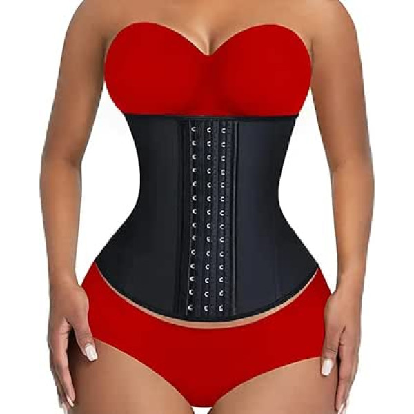 Ann Darling Latex Waist Trainer sievietēm Fajas Colombiana Tummy Control Bodice ķermeņa veidotājs