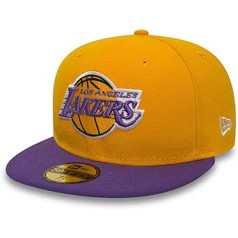 New Era 59FIFTY vāciņš — NBA LA Lakers dzeltens/purpursarkans