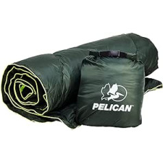 Pelican Outdoor — civilā Woobie sega — gluds neilons ar pīļu dūnu iekšpusē — olīvzaļa